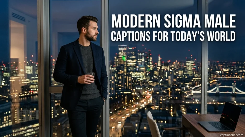 Modern Sigma Male Captions for Today’s World