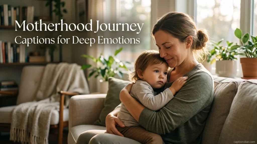 Motherhood Journey Captions for Deep Emotions