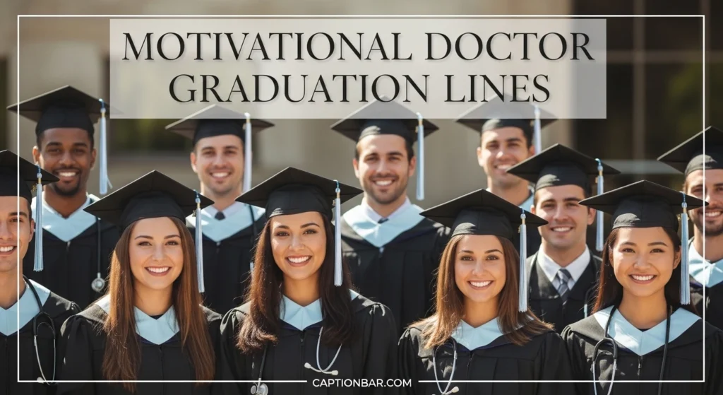 Motivational Doctor Graduation Lines