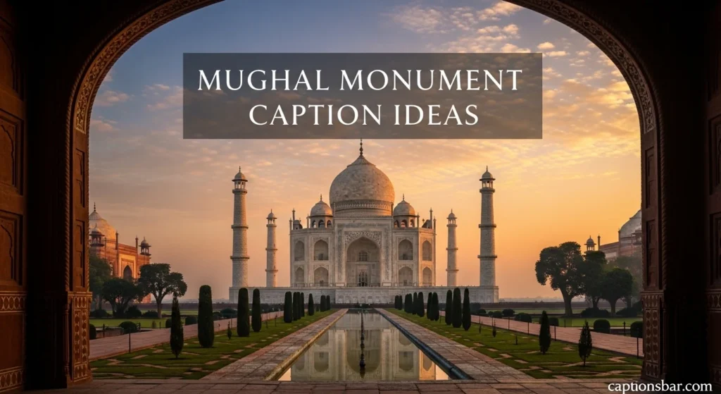 Mughal Monument Caption Ideas