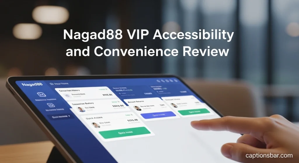 Nagad88 VIP Accessibility and Convenience Review