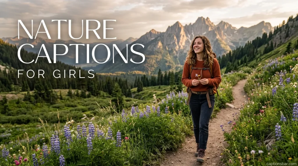 Nature captions for girls