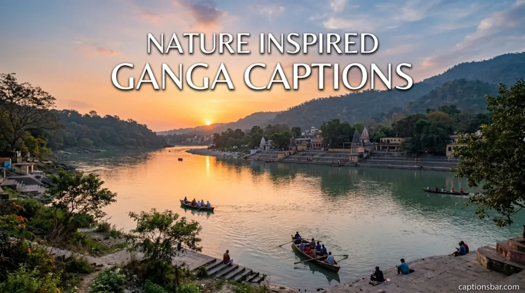 Nature Inspired Ganga Captions