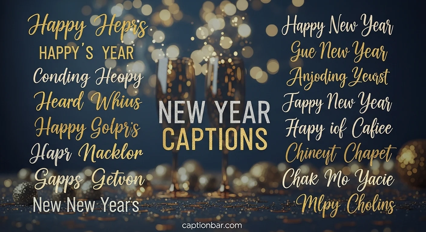 New Year Captions