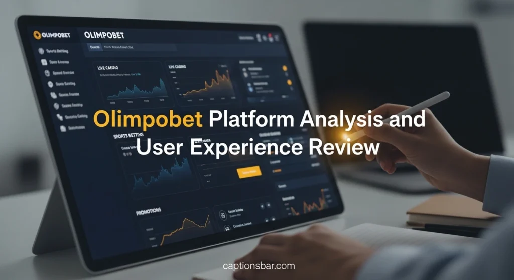Olimpobet Platform Analysis and User Experience Review
