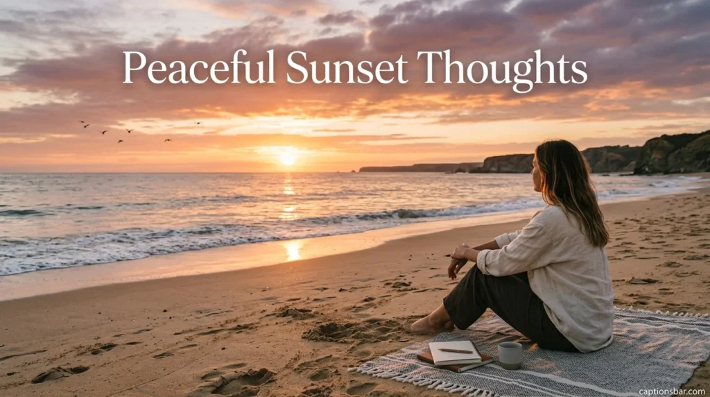 Peaceful Sunset Thoughts