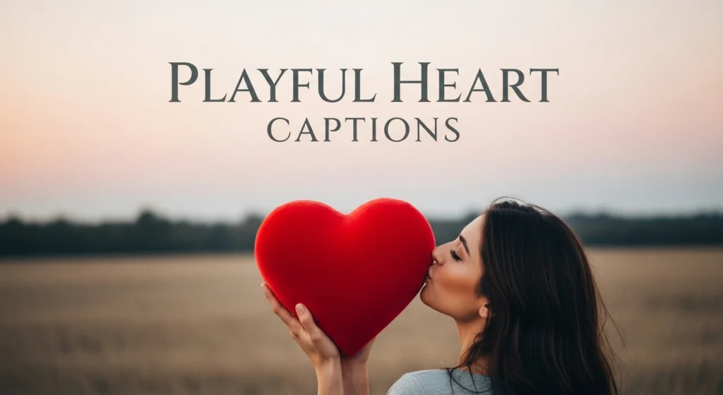 Playful Heart Captions