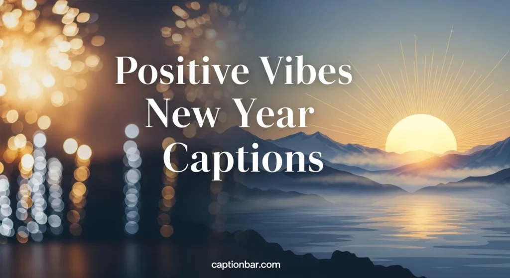 Positive Vibes New Year Captions