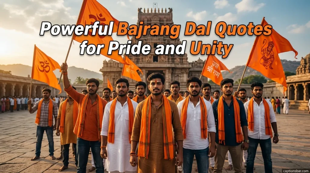 Powerful Bajrang Dal Quotes for Pride and Unity