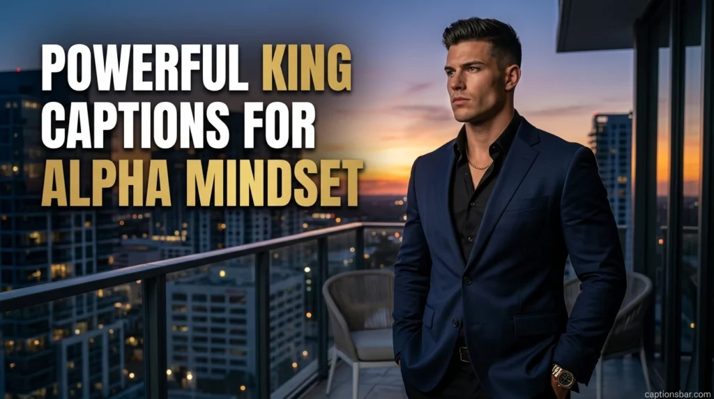 Powerful King Boy Captions for Alpha Mindset