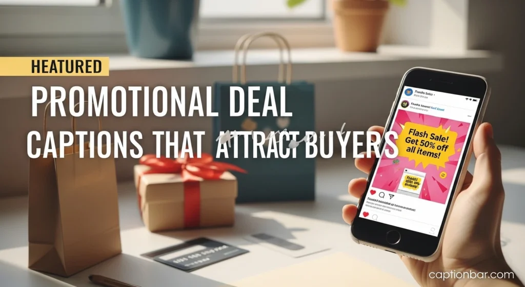 Promotional Deal Captions That Attract Buyers