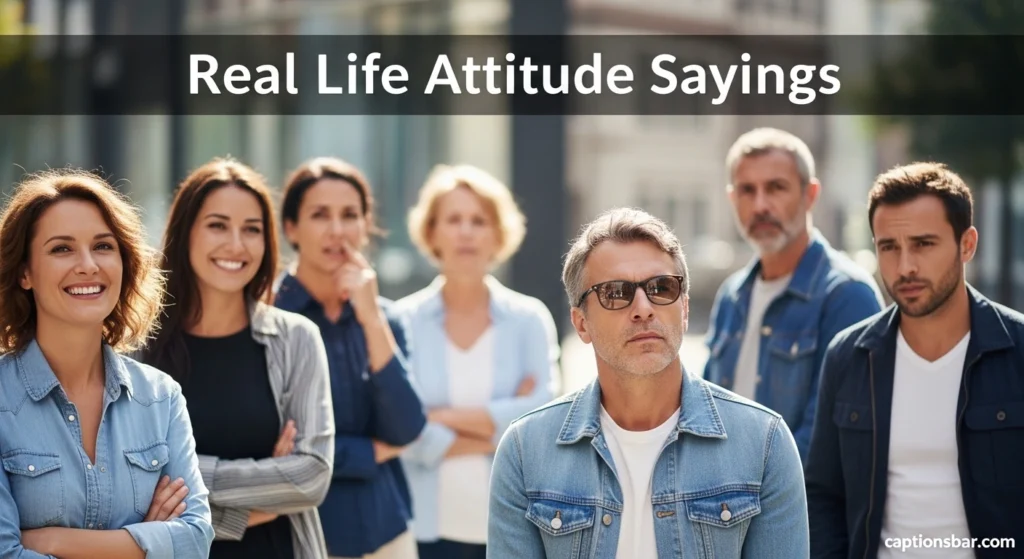 Real Life Attitude Sayings