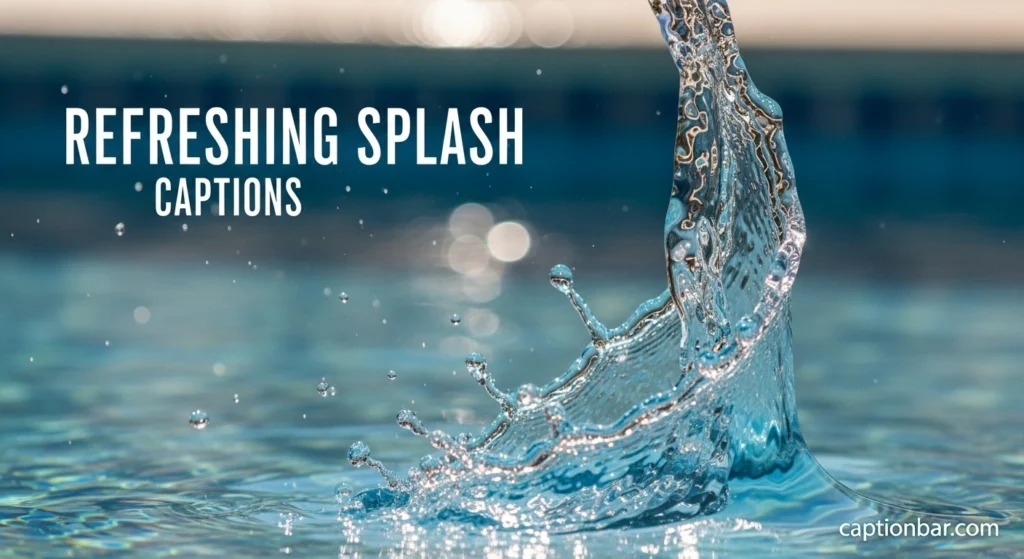 Refreshing Splash Captions