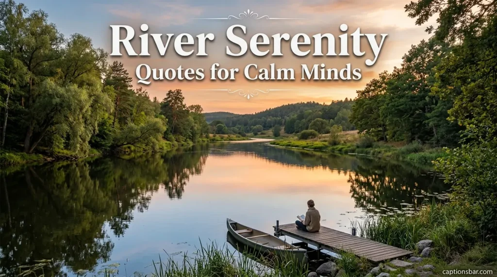 River Serenity Quotes for Calm Minds