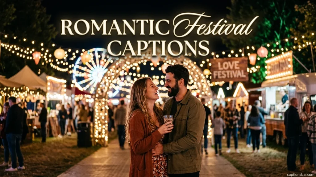 Romantic Festival Captions