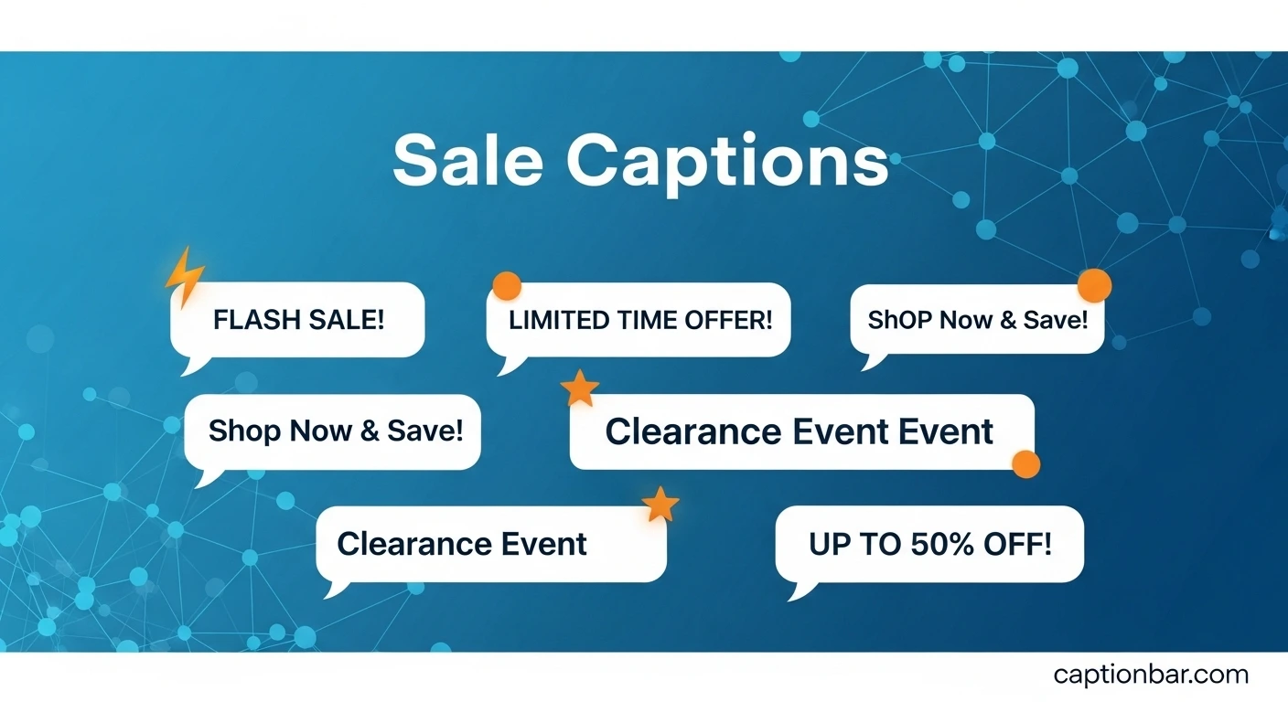 Sale Captions