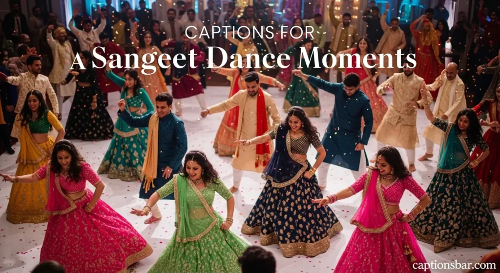 Captions for Sangeet Dance Moments