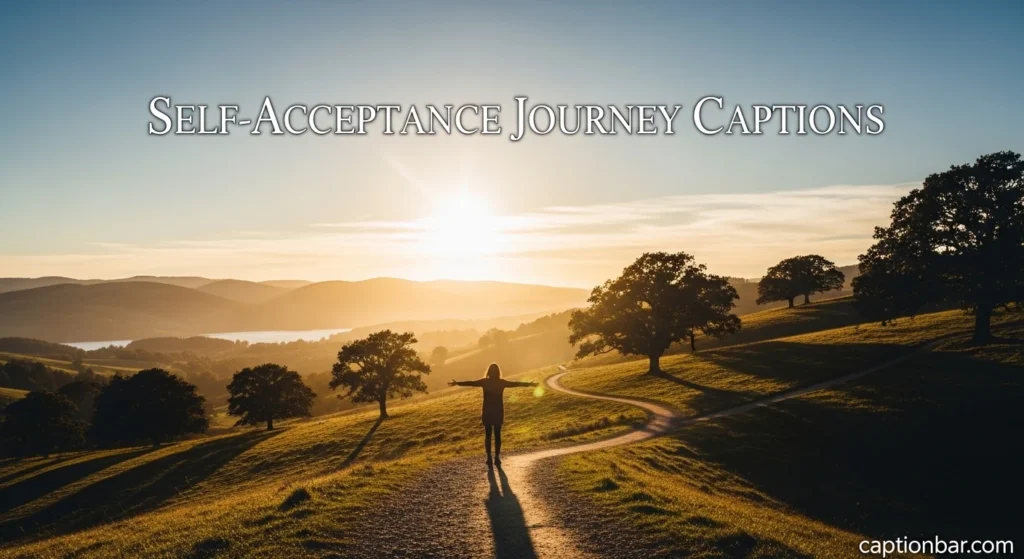 Self-Acceptance Journey Captions