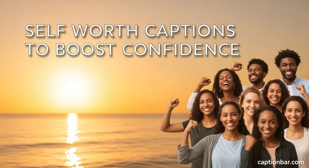 Self Worth Captions to Boost Confidence