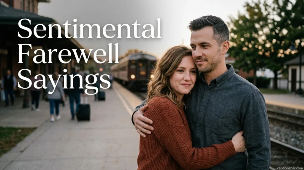 Sentimental Farewell Sayings