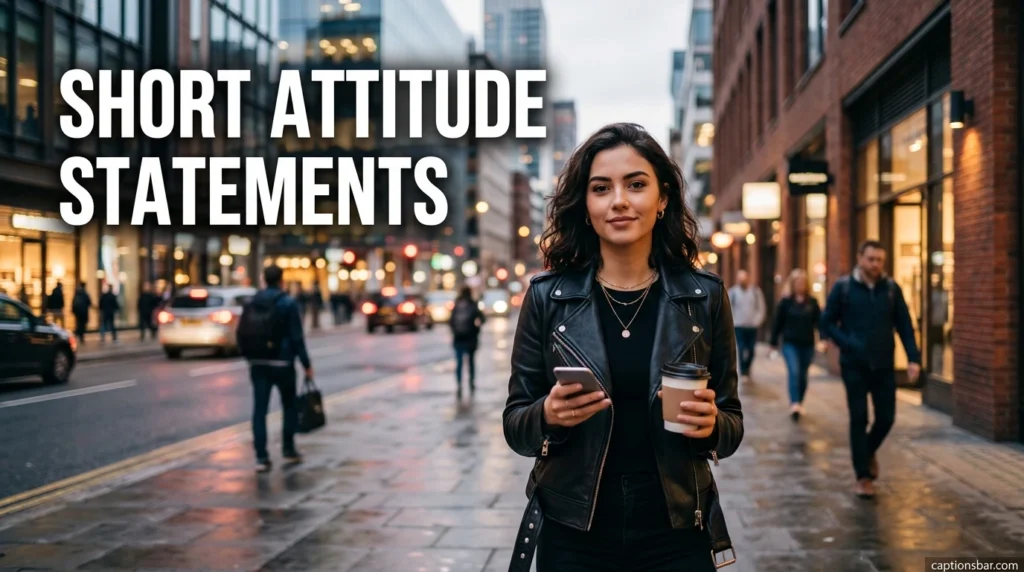Short Attitude Statements
