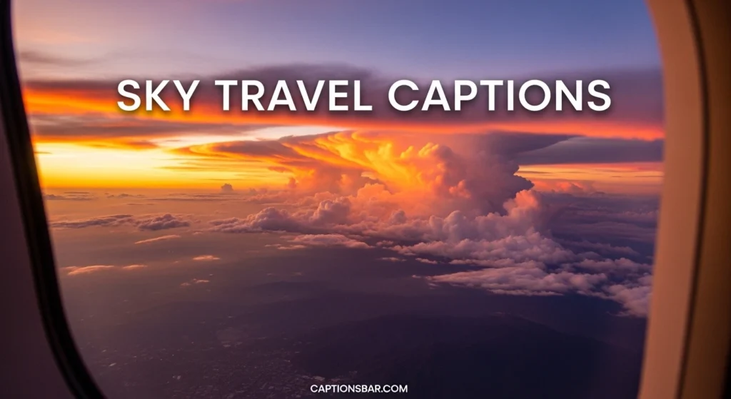 Sky Travel Captions