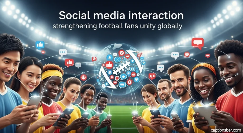 Social media interaction strengthening football fans unity globally