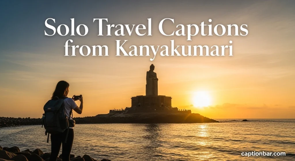 Solo Travel Captions from Kanyakumari