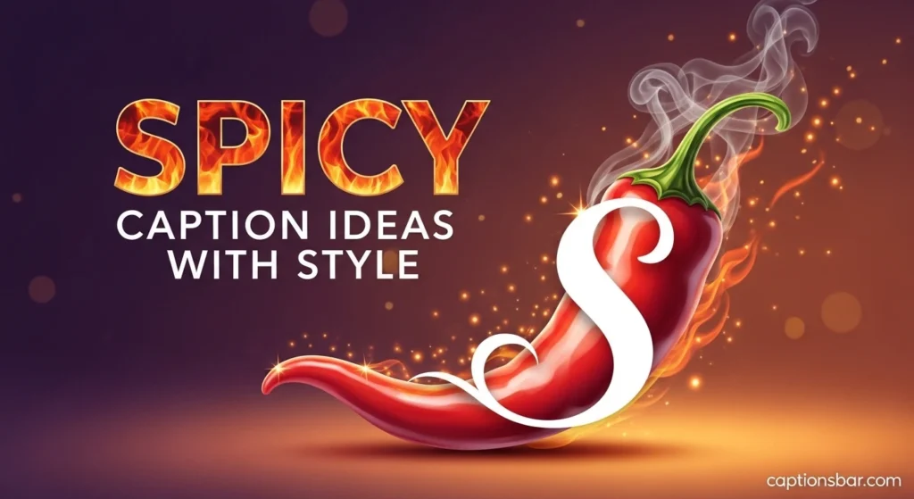 Spicy Caption Ideas with Style