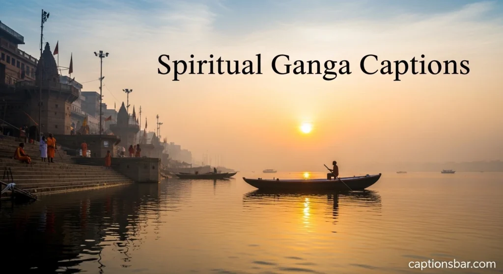 Spiritual Ganga Captions