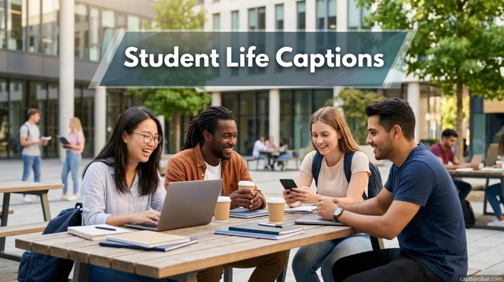 Student Life Captions