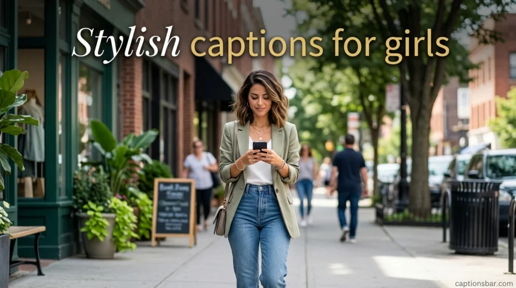 Stylish captions for girls