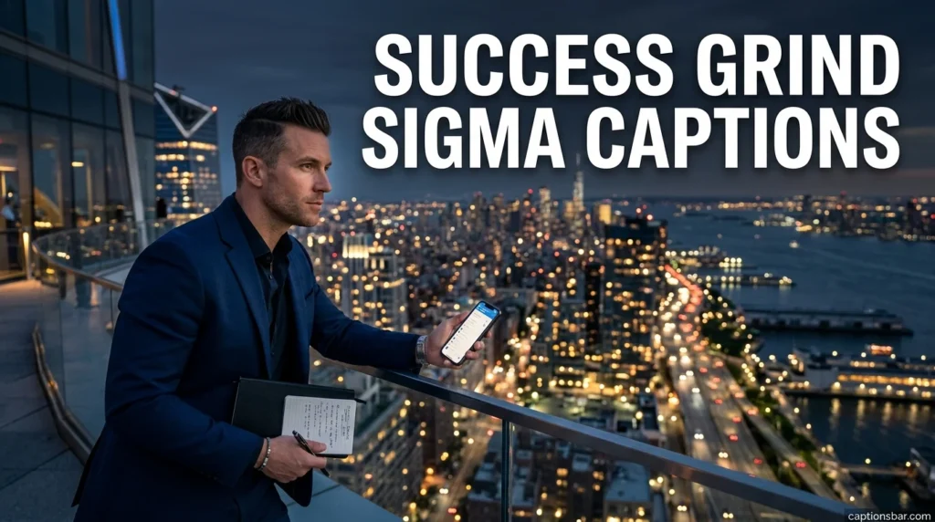 Success Grind Sigma Captions