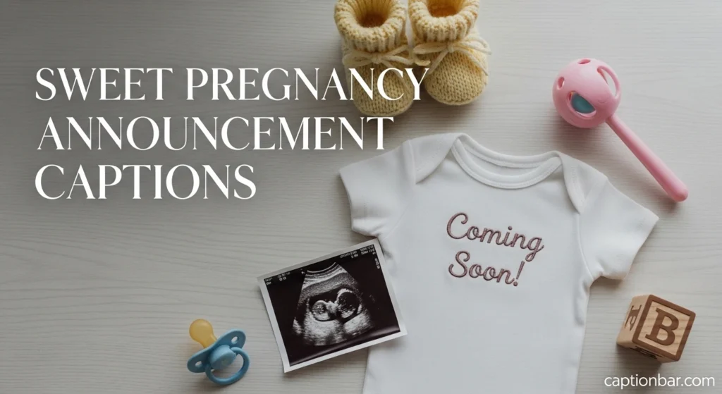 Sweet Pregnancy Announcement Captions