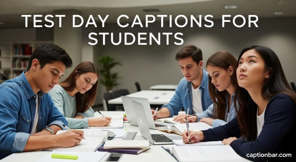 Test Day Captions for Students