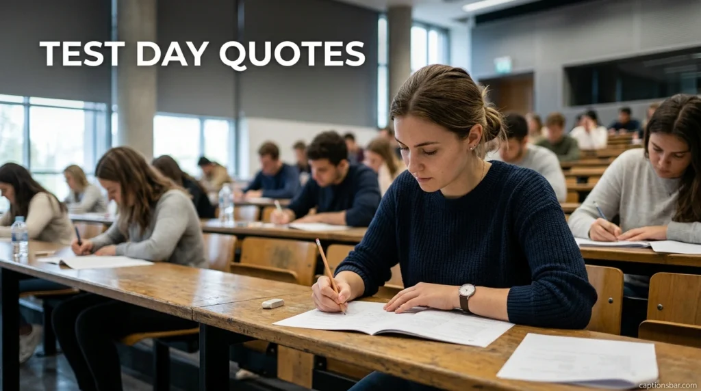 Test Day Quotes