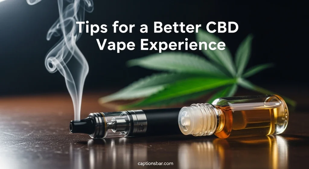 Tips for a Better CBD Vape Experience
