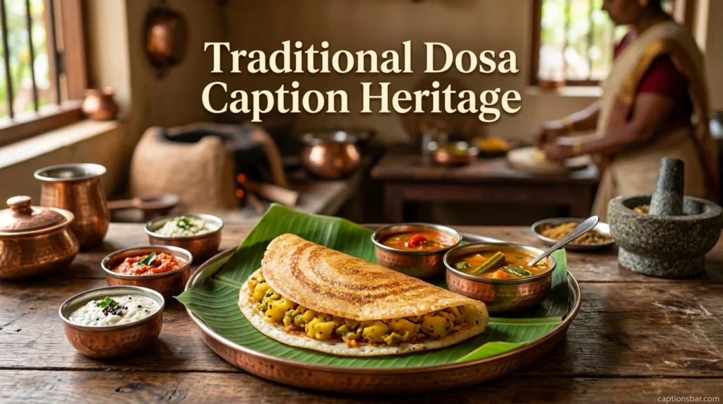 Traditional Dosa Caption Heritage