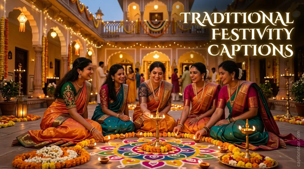 Traditional Festivity Captions