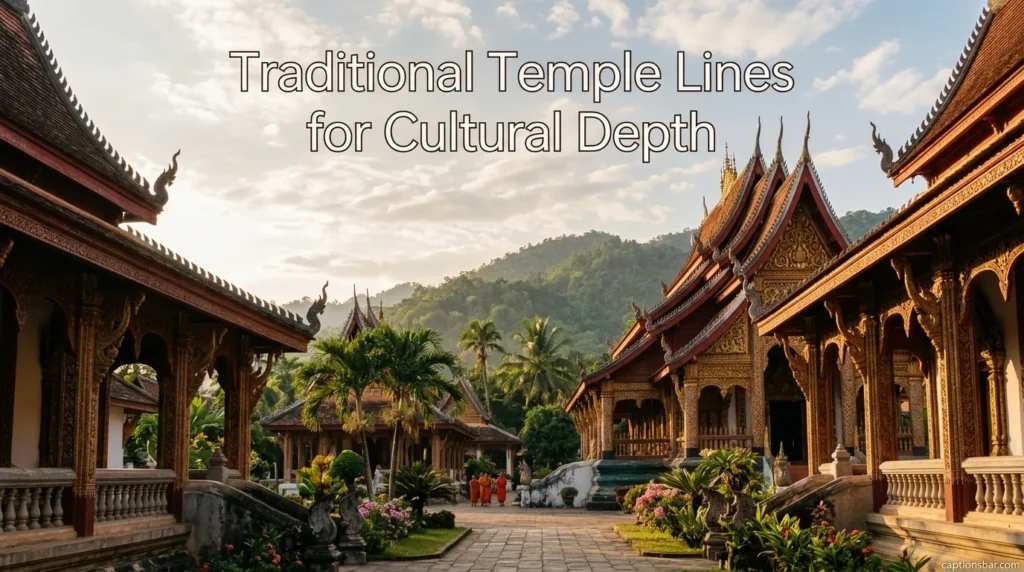 Traditional Temple Lines for Cultural Depth