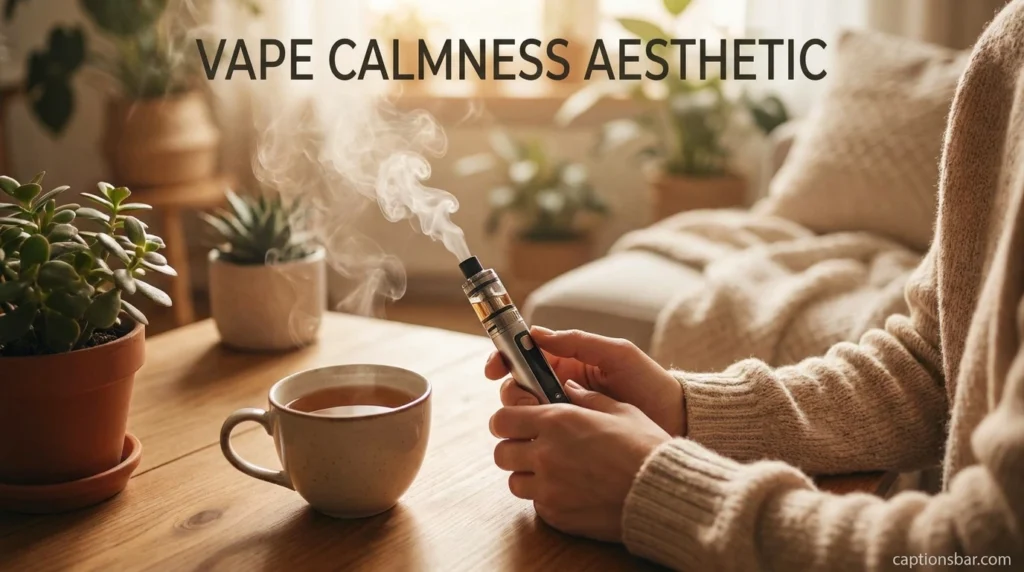 Vape Calmness Aesthetic