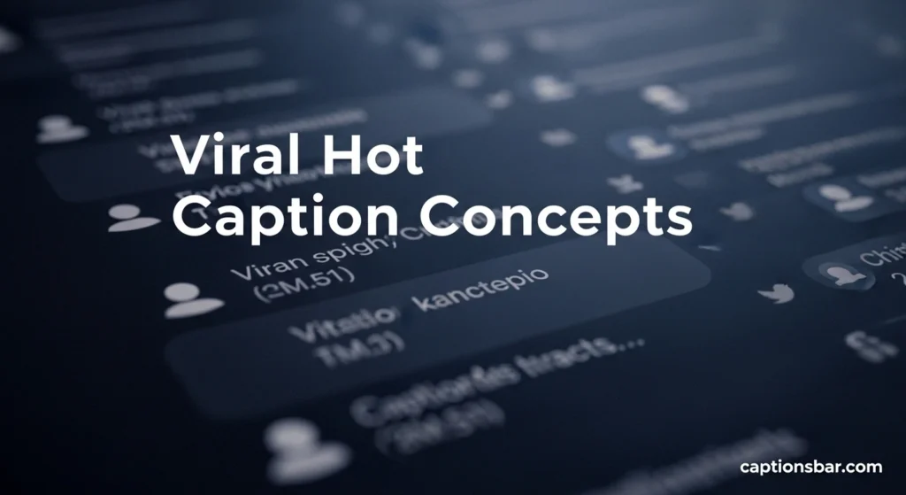 Viral Hot Caption Concepts