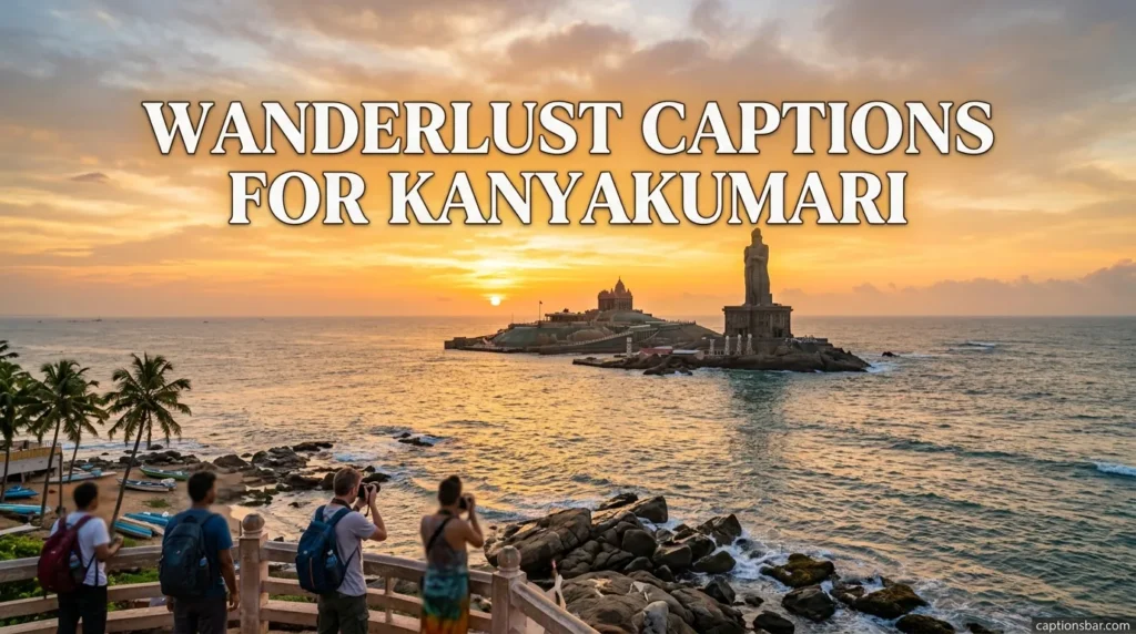Wanderlust Captions for Kanyakumari