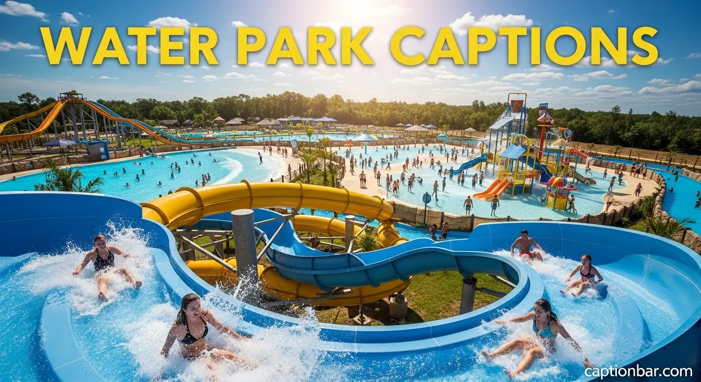 Water Park Captions