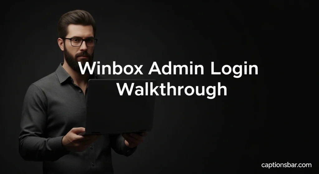 Winbox Admin Login Walkthrough