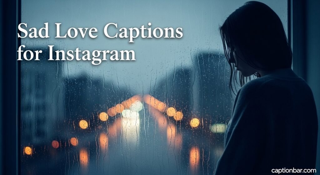 Sad Love Captions for Instagram