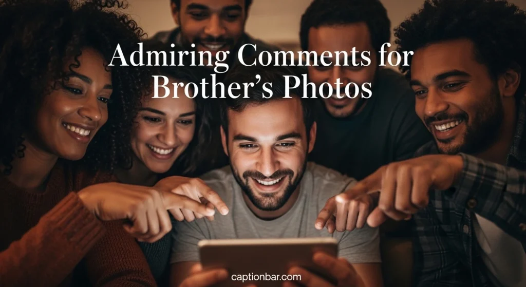 Admiring Comments for Brother’s Photos