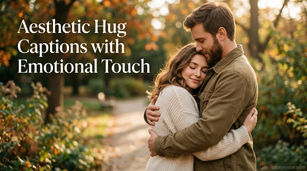 Aesthetic Hug Captions with Emotional Touch