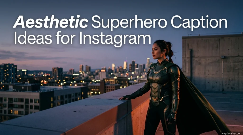 Aesthetic Superhero Caption Ideas for Instagram