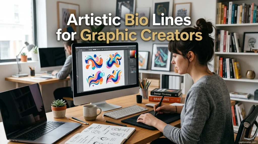 Artistic Bio Lines for Graphic Creators
